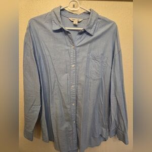 Old Navy Light Blue "Boyfriend" Shirt